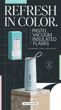Nice Portable Water Bottle with Carry Loop – Pastel Colors